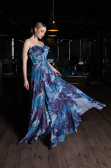 Robe de Soirée Longue Violet ABU3086