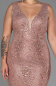 Robe de Soirée Grande Taille Longue Pelure D'oignon ABU3214