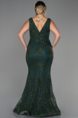 Robe de Soirée Grande Taille Longue Émeraude ABU3214