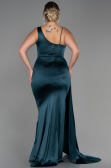 Robe Grande Taille Longue Émeraude ABU2932
