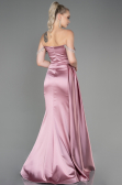 Robe De Soirée Satin Longue Poudre ABU2618