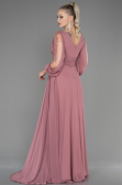 Robe de Soirée Longue Mousseline Pelure D'oignon ABU3220
