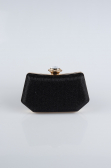 Sac de Soirée Luxe Noir-Or SH812