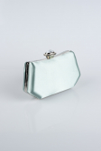 Sac de Soirée Luxe Satin Turquoise SH812