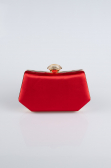 Sac de Soirée Luxe Satin Rouge SH812