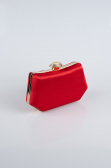 Sac de Soirée Luxe Satin Rouge SH812