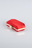 Sac de Soirée Luxe Satin Rouge SH812