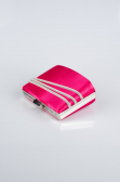 Sac de Soirée Luxe Satin Fushia SH822