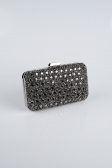 Sac de Soirée Luxe Pierreux Anthracite SH827