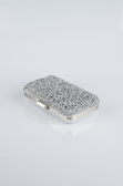 Sac de Soirée Luxe Pierreux Argent SH827