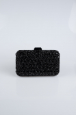 Sac de Soirée Luxe Pierreux Noir SH827