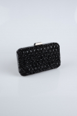 Sac de Soirée Luxe Pierreux Noir SH827