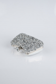 Sac de Soirée Luxe Pierreux Argent SH828