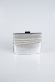 Sac de Soirée Luxe Plâtre Argent SH822