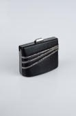 Sac de Soirée Luxe Plâtre Noir SH822