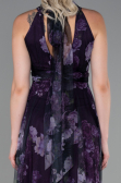 Robe de Cérémonie Longue Violet ABU674