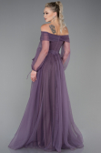 Robe de Fiançaille Longue Lavande ABU1468