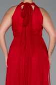 Robe de Soirée Grande Taille Longue Rouge ABU3253