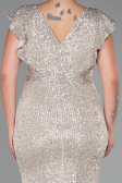 Robe Grande Taille Longue Vison ABU1045