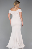Robe De Soirée Grande Taille Longue Beige ABU3172