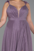 Robe De Soirée Grande Taille Longue Lavande ABU3174