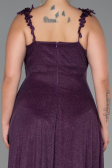 Robe de Soirée Grande Taille Longue Violet ABU3174