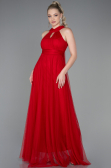 Robe de Soirée Longue Rouge ABU3252