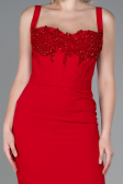 Tenue de Soirée Midi Rouge ABK1819