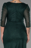 Robe Grande Taille Longue Émeraude ABU3279