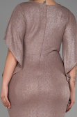 Robe de Soirée Grande Taille Longue Or ABU3280