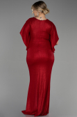 Robe de Soirée Grande Taille Longue Rouge ABU3280