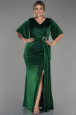 Robe de Soirée Grande Taille Longue Émeraude ABU3282