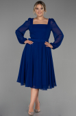 Robe Grande Taille Mousseline Midi Parlement ABK1753