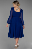 Robe Grande Taille Mousseline Midi Parlement ABK1753