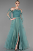 Robe De Soirée Longue Menthe ABU2076