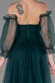 Robe de Soirée Longue Émeraude ABU2076