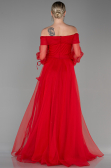Robe de Fiançaille Longue Rouge ABU1468