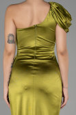 Robe de Soirée Longue Pistache vert ABU3325
