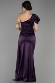 Robe de Soirée Longue Violet Foncé ABU3325
