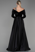 Robe de Soirée Longue Noir ABU2083
