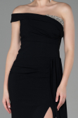 Robe Queue de Poisson Longue Noir ABU3324