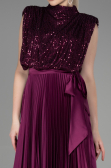 Robe de Soirée Longue Prune ABU3326