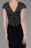 Robe Queue de Poisson Longue Noir ABU3102