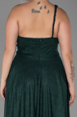 Robe Grande Taille Longue Émeraude ABU3289
