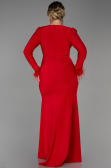 Robe de Soirée Grande Taille Longue Rouge ABU2832