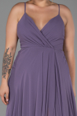Robe de Soirée Grande Taille Longue Lavande ABU1324