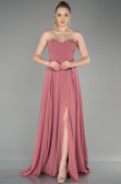 Robe de Soirée Longue Mousseline Pelure D'oignon ABU3343