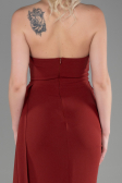 Robe de Soirée Longue Marron Clair ABU3344