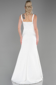 Robe de Soirée Longue Blanc ABU3345