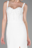 Robe de Soirée Longue Blanc ABU3345